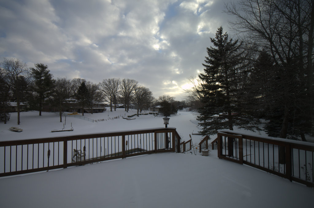 Bayles Lake at winter
