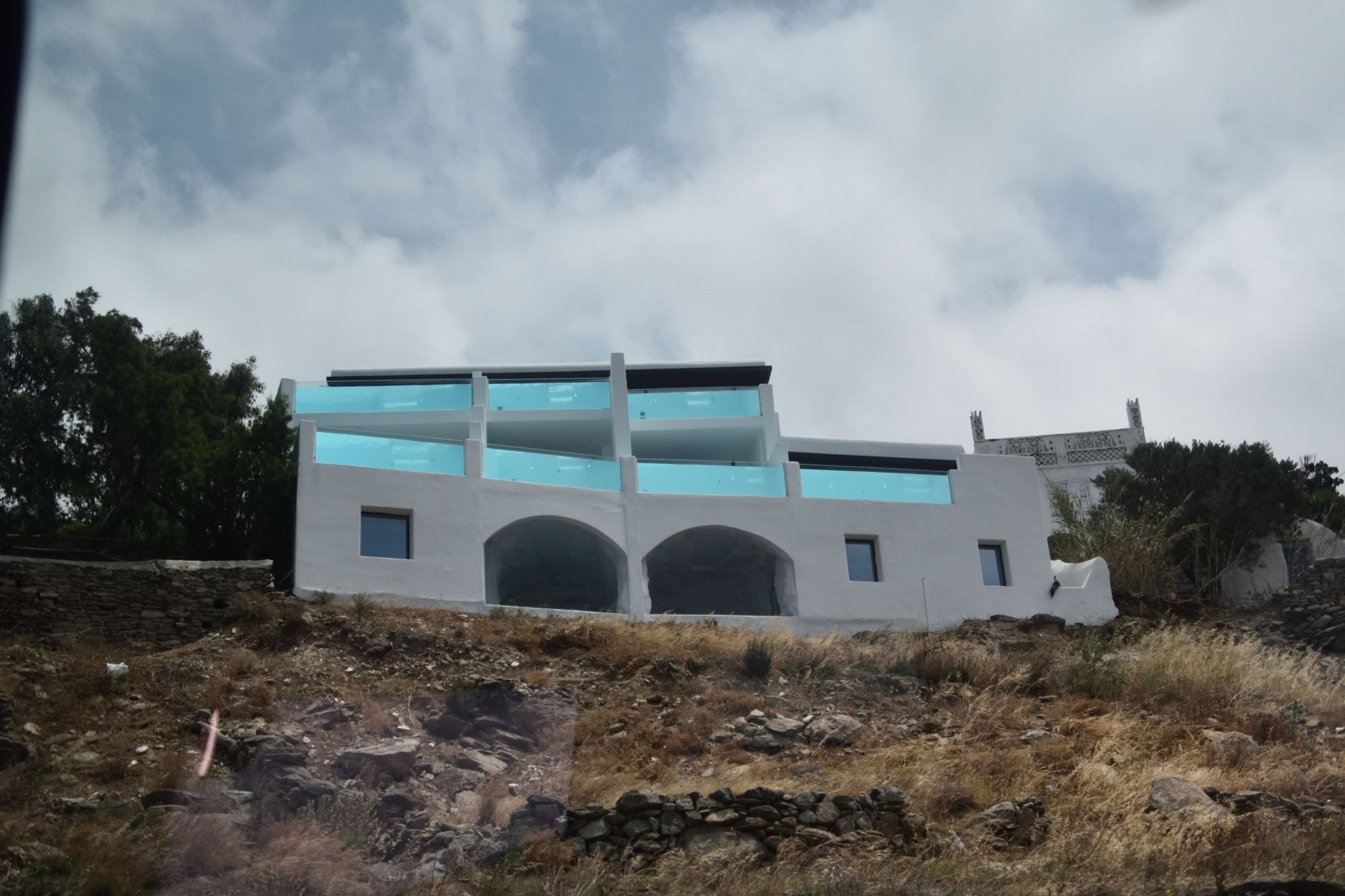 Cool building on the way to Mykonos