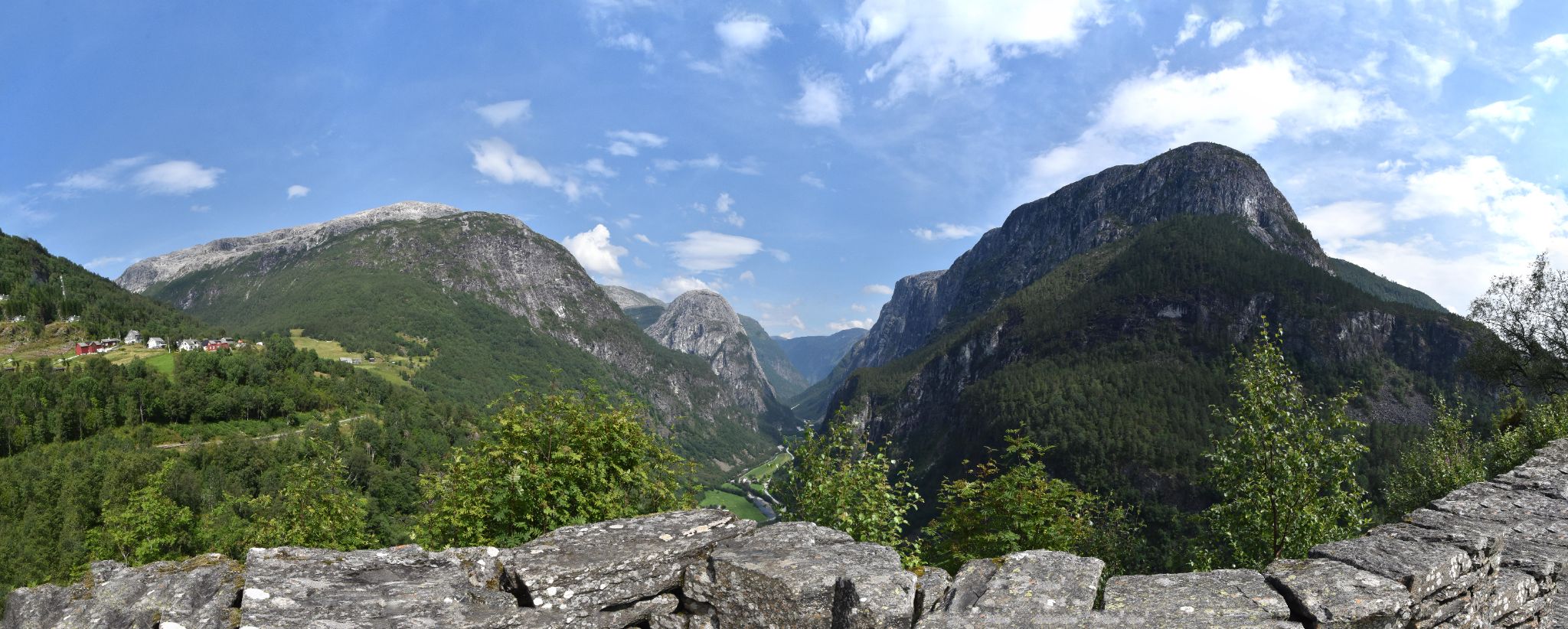 Patio View from Stalheim Hotel