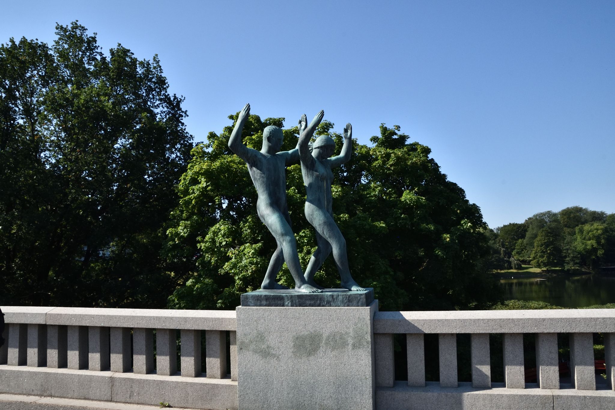 Vigeland Sculpture Park - Bridge Sculptures